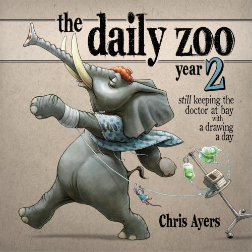Daily Zoo Year 2 : Keeping the Doctor at Bay with a Drawing a Day