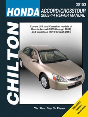 Honda Accord and Crosstour Sable Automotive Repair Manual, 2003-14