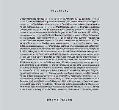 Inventory : Adamo-Faiden