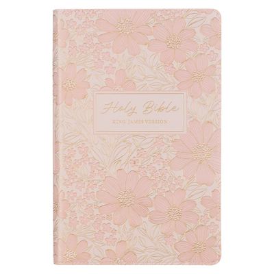KJV Bible Deluxe Gift Faux Leather, Pink