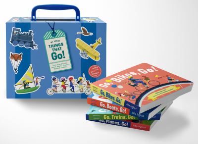 My First Things That Go : A Four-Board-Book Box Set of Boats, Planes, Bikes, and Trains for Toddlers 1-3