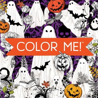 Color Me! Halloween (Spooky Images of Witches, Ghosts, Haunted Houses, and More - with Quotes!) (Keepsake Coloring Books)