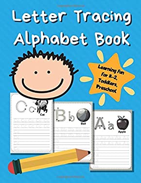 Letter Tracing Alphabet Book : ABC Learning Book for Kids - Toddlers, Preschool, K-2 - Sky Blue