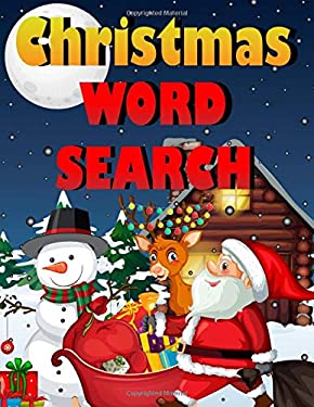 Christmas Word Search : Easy Large Print Puzzle Book for Adults, Kids & Everyone for the 25 Days of Christmas