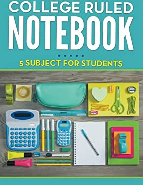 College Ruled Notebook - 5 Subject for Students