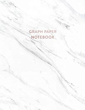 Graph Paper Notebook : Soft White Marble - 8. 5 X 11 - 5 X 5 Squares per Inch - 100 Quad Ruled Pages - Cute Graph Paper Composition Notebook for Child