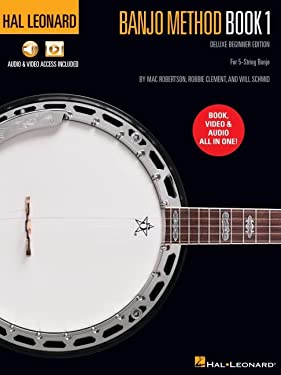 Hal Leonard Banjo Method Book 1 - Deluxe Beginner Edition for 5-String Banjo with Audio and Video Access Included