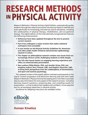 Research Methods in Physical Activity