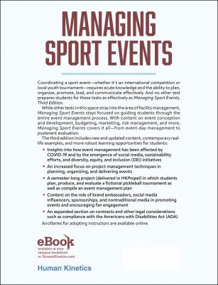 Managing Sport Events