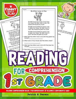 Reading Comprehension Grade 1 for Improvement of Reading and Conveniently Used : 1st Grade Reading Comprehension Workbooks for 1st Graders to Combine 