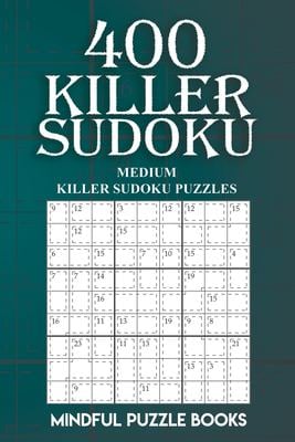 400 Killer Sudoku : Medium Killer Sudoku Puzzles