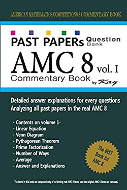 Past Papers Question Bank AMC8 [volume 1] : Amc8 Math Preparation Book