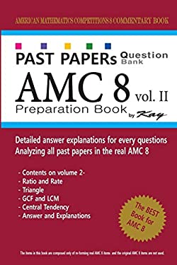 Past Papers Question Bank AMC8 [volume 2] : Amc8 Math Preparation Book