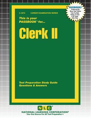 Clerk II : Passbooks Study Guide