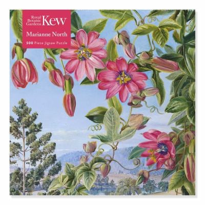 Adult Jigsaw Puzzle Kew: Marianne North: View in the Brisbane Botanic Garden (500 Pieces) : 500-Piece Jigsaw Puzzles