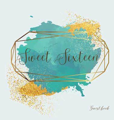 Sweet sixteen guest book, party Guest book, birthday party guest book to sign