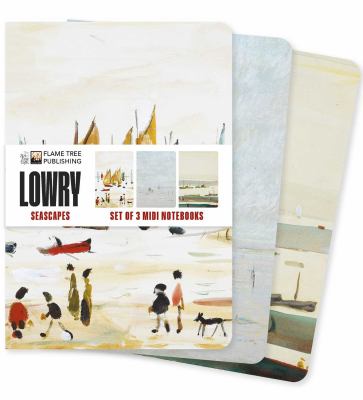 L. S. Lowry: Seascapes Set of 3 Midi Notebooks