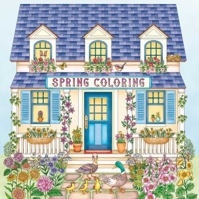 Spring Coloring : A Calming Coloring Book for Adults