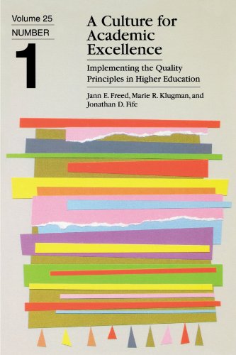 A Culture for Academic Excellence : Implementing the Quality Principles in Higher Education