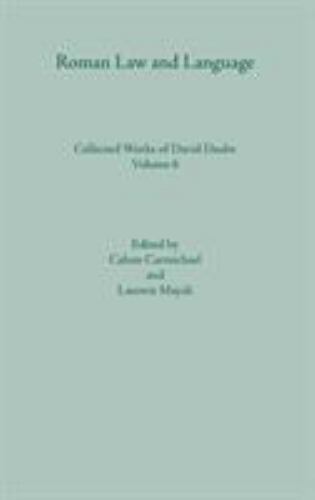 Roman Law and Language