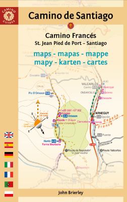 Camino de Santiago Maps (Camino Francés) : St. Jean Pied de Port - Santiago de Compostela