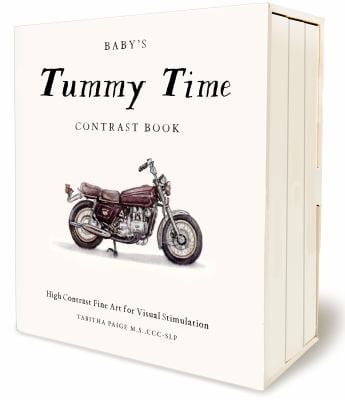 Baby's Tummy Time Book Box Set : A 3-Book Box Set of High-Contrast Art for Visual Stimulation at Tummy Time
