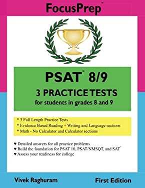 PSAT 8/9 3 Practice Tests : For Students in Grades 8 And 9