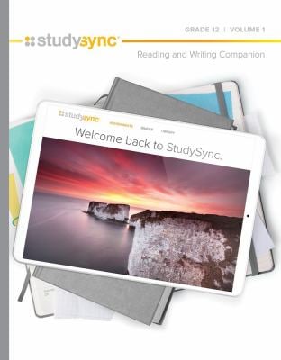 StudySync Core ELA Grade 12, Reading and Writing Companion, Single Bind, Volume 1