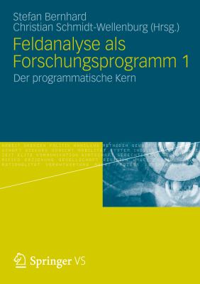 Feldanalyse Als Forschungsprogramm 1 : Der Programmatische Kern