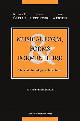Musical Form, Forms, and Formenlehre : Three Methodological Reflections